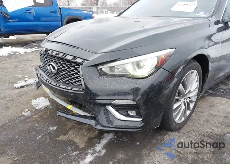 2018 Infiniti Q50 3.0T Luxe z USA, uszkodzony, nr VIN JN1EV7AR4JM440975